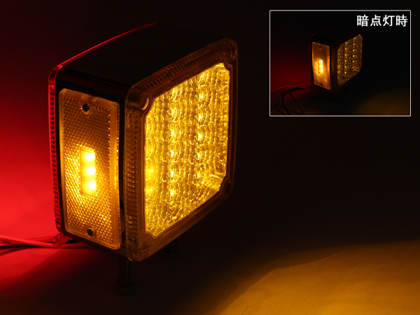 LED 汎用 フェンダーランプ 12V/24V トラック/トレーラー サイドマーカー/車高灯/車幅灯/路肩灯/警告灯等に F-152F-153