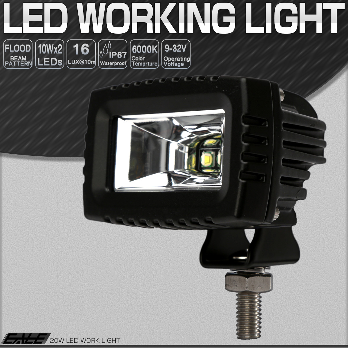 アウトレット 作業灯 led ワークライト led作業灯 ledワークライト 12v 24v 広角 36w作業灯 作業灯LED36ｗ 広狭角兼用  1年保証 36W 兼用 36W6000K 建築機械ワークライト