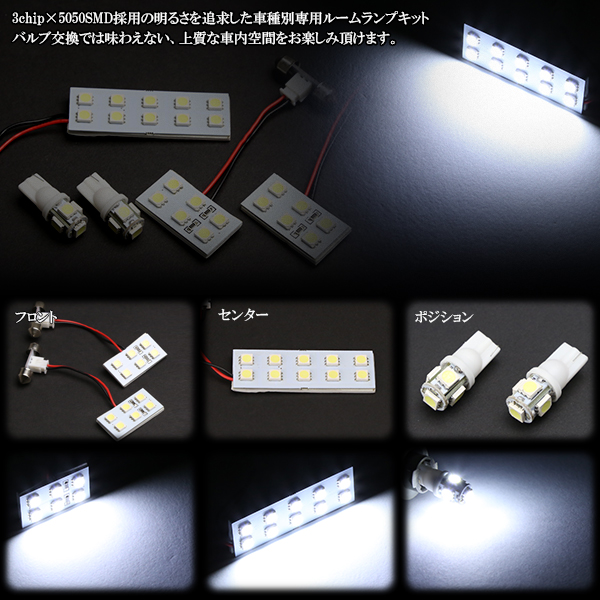 Gb3 Gb4 フリード 前期 Ledルームランプキット 5pc R 193