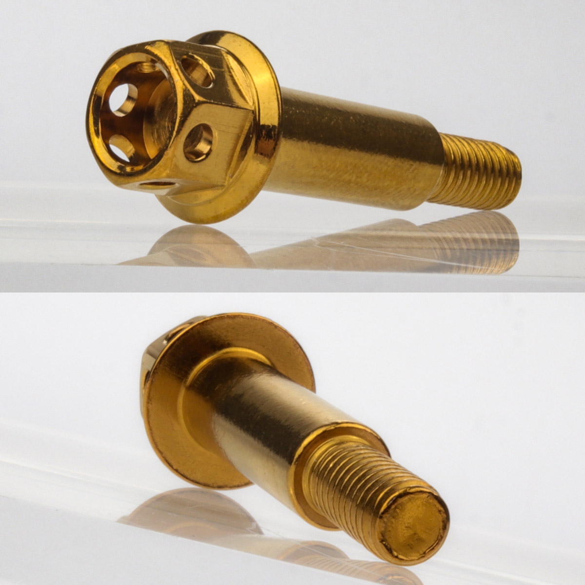 バイクレバー 取付用 ピボットボルト M6 P1.0 ピボット径8mm